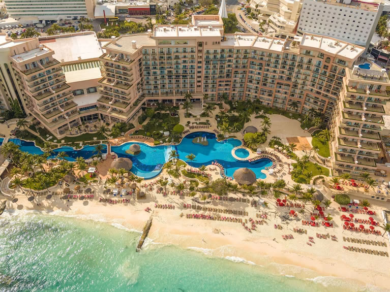 Grand Fiesta Americana Coral Beach Cancún Todo Incluido + Xcaret Plus 2 Personas + Transportes Incluidos(Hotel-Aeropuerto-Hotel-Tour)